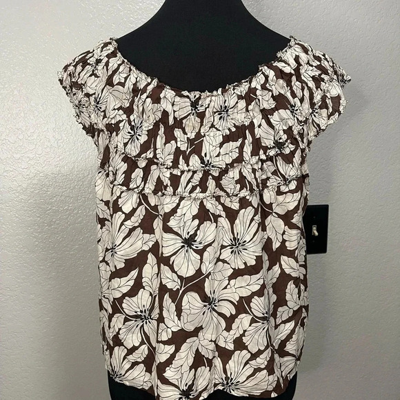 J.Crew Women’s Rosalie Top in Floral Cotton Voile SMALL - Picture 6 of 7